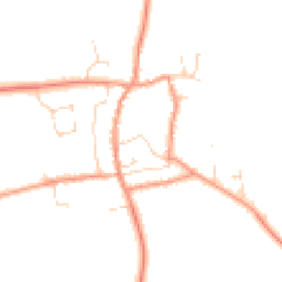 Daytime road noise heatmap for NG34 0QH