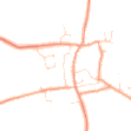 Daytime road noise heatmap for NG34 0QZ