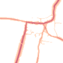 Daytime road noise heatmap for NG34 0RG