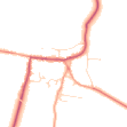 Daytime road noise heatmap for NG34 0RJ