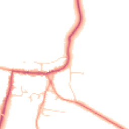 Daytime road noise heatmap for NG34 0RL