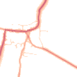 Daytime road noise heatmap for NG34 0RN