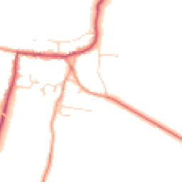 Daytime road noise heatmap for NG34 0RR
