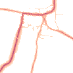 Daytime road noise heatmap for NG34 0RS
