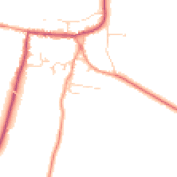Daytime road noise heatmap for NG34 0RT