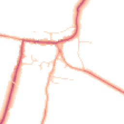 Daytime road noise heatmap for NG34 0RY