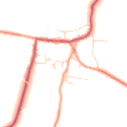 Daytime road noise heatmap for NG34 0RZ