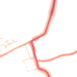 Daytime road noise heatmap for NG34 0SB