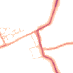 Daytime road noise heatmap for NG34 0SE