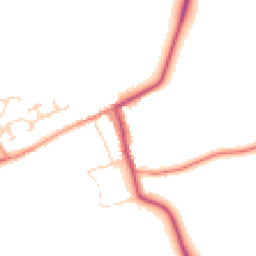 Daytime road noise heatmap for NG34 0SF