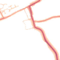 Daytime road noise heatmap for NG34 0SH