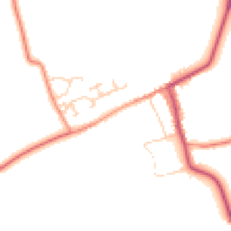 Daytime road noise heatmap for NG34 0SN