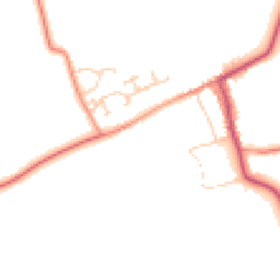 Daytime road noise heatmap for NG34 0SP