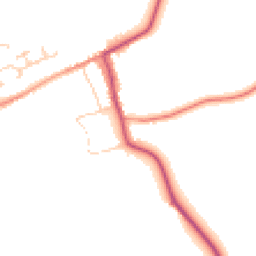Daytime road noise heatmap for NG34 0SQ