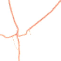 Daytime road noise heatmap for NG34 0TF