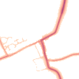 Daytime road noise heatmap for NG34 0TG