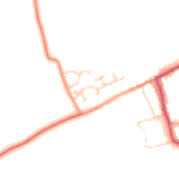 Daytime road noise heatmap for NG34 0TR