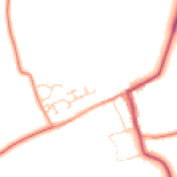 Daytime road noise heatmap for NG34 0TY