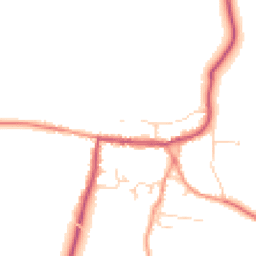 Daytime road noise heatmap for NG34 0UH