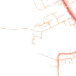 Daytime road noise heatmap for NG34 7AE
