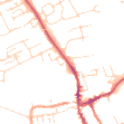 Daytime road noise heatmap for NG34 7BQ