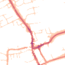 Daytime road noise heatmap for NG34 7DB
