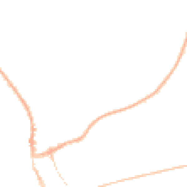 Night-time road noise heatmap for NG34 7EJ