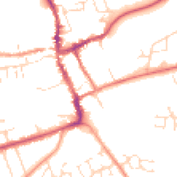 Daytime road noise heatmap for NG34 7ES