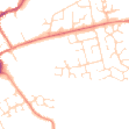Daytime road noise heatmap for NG34 7EX