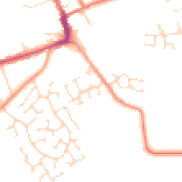 Daytime road noise heatmap for NG34 7GG