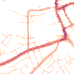 Daytime road noise heatmap for NG34 7GL