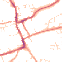 Daytime road noise heatmap for NG34 7HD