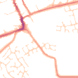 Daytime road noise heatmap for NG34 7JS