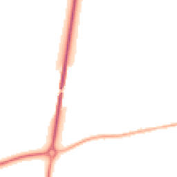 Night-time road noise heatmap for NG34 7JU