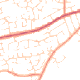 Daytime road noise heatmap for NG34 7LY