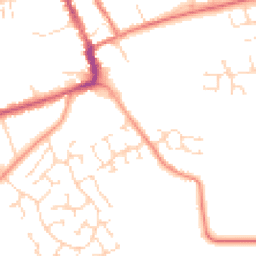 Daytime road noise heatmap for NG34 7NA