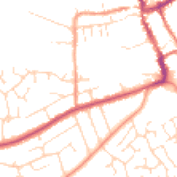 Daytime road noise heatmap for NG34 7NH