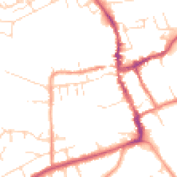 Daytime road noise heatmap for NG34 7QA