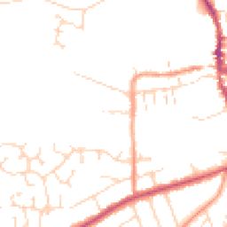 Daytime road noise heatmap for NG34 7QW