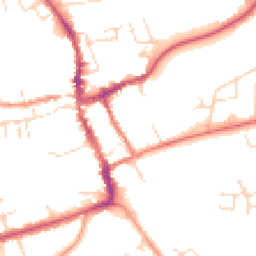 Daytime road noise heatmap for NG34 7TT