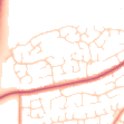 Daytime road noise heatmap for NG34 7UN