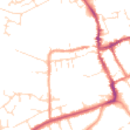 Daytime road noise heatmap for NG34 7XZ
