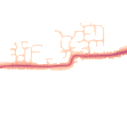 Daytime road noise heatmap for NG34 8DJ