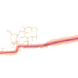 Daytime road noise heatmap for NG34 8EN