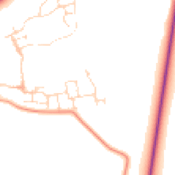 Daytime road noise heatmap for NG34 8FS