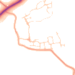 Daytime road noise heatmap for NG34 8FY