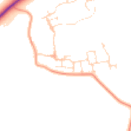 Daytime road noise heatmap for NG34 8FZ