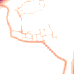 Daytime road noise heatmap for NG34 8GE