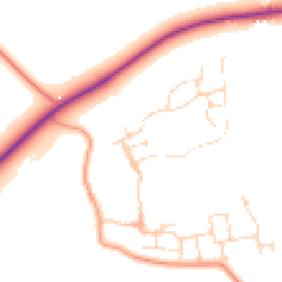 Daytime road noise heatmap for NG34 8GW