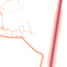 Daytime road noise heatmap for NG34 8GY